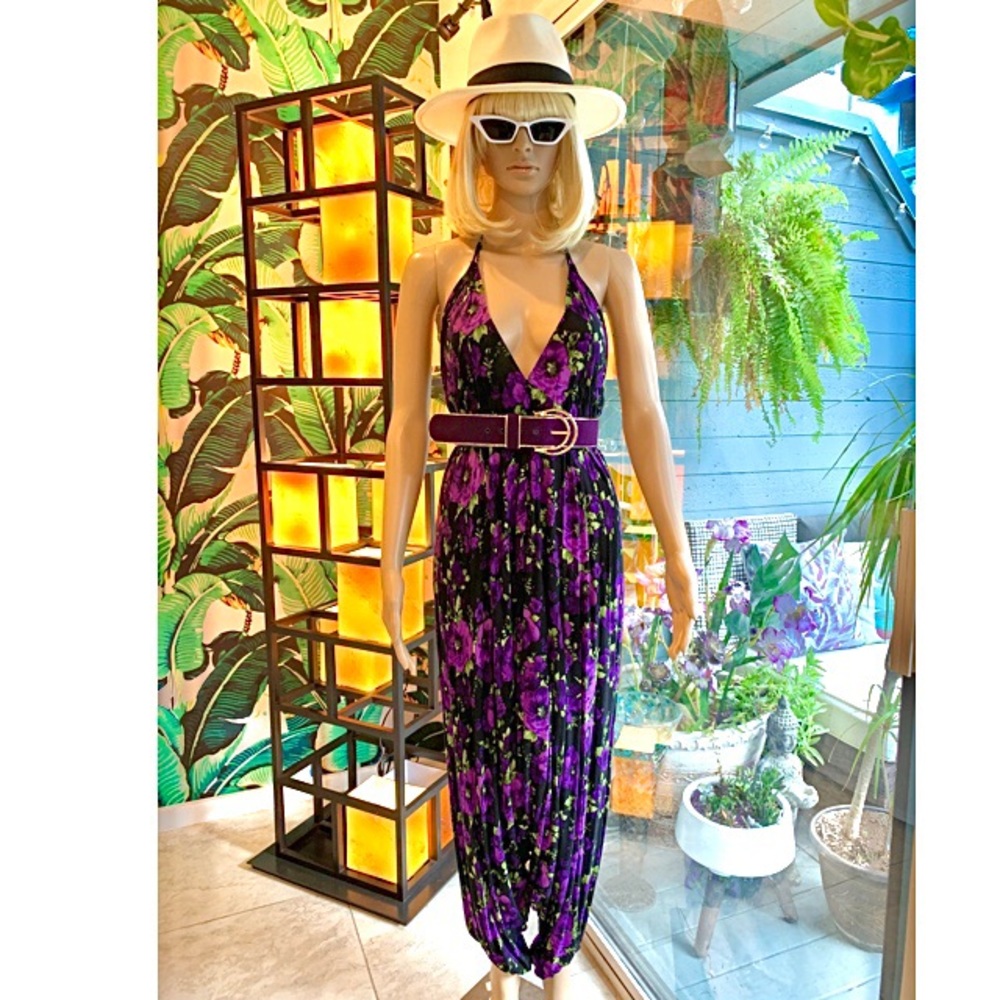 Blu Moon Floral Jumpsuit